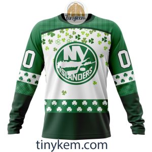 New York Islanders Hoodie Tshirt With Personalized Design For St Patrick Day2B4 PxFXu