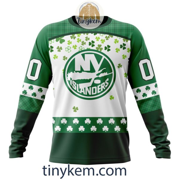 New York Islanders Hoodie, Tshirt With Personalized Design For St. Patrick Day