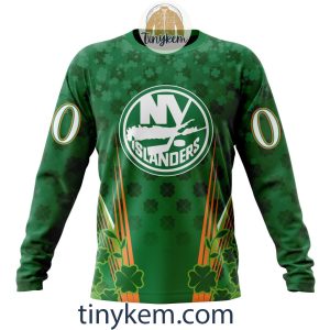 New York Islanders Shamrocks Customized Hoodie Tshirt Gift for St Patricks Day2B4 rP3MF