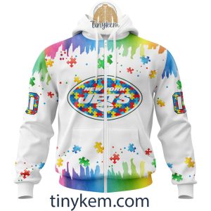 New York Jets Autism Tshirt Hoodie With Customized Design For Awareness Month2B2 73dZG