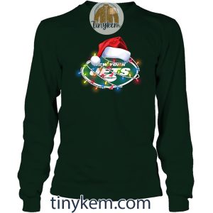 New York Jets With Santa Hat And Christmas Light Shirt2B4 B8Fs3