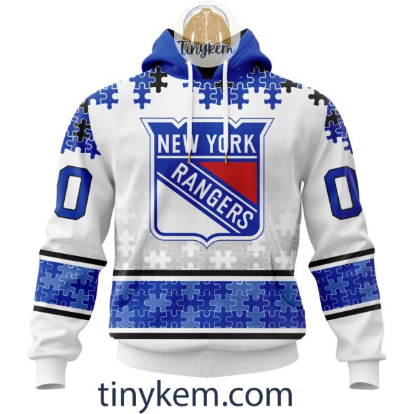 New York Rangers Autism Awareness Customized Hoodie, Tshirt, Sweatshirt