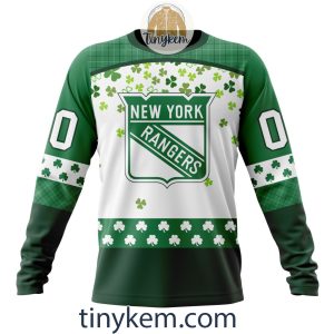New York Rangers Hoodie Tshirt With Personalized Design For St Patrick Day2B4 HtnUK