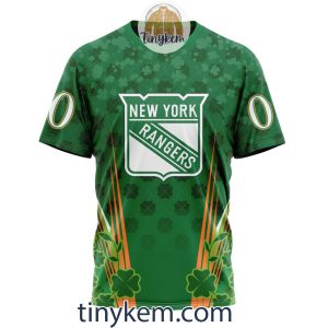 New York Rangers Shamrocks Customized Hoodie Tshirt Gift for St Patricks Day2B6 KmpGt