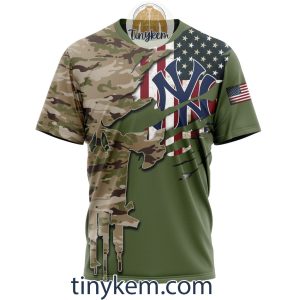 New York Yankees Skull Camo Customized Hoodie Tshirt Gift For Veteran Day2B6 qHOKA