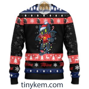 Night Fury Toothless Ugly Christmas Sweater2B3 m5hFM