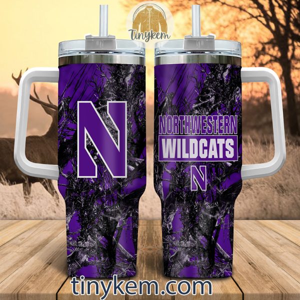 Northwestern Wildcats Realtree Hunting 40oz Tumbler