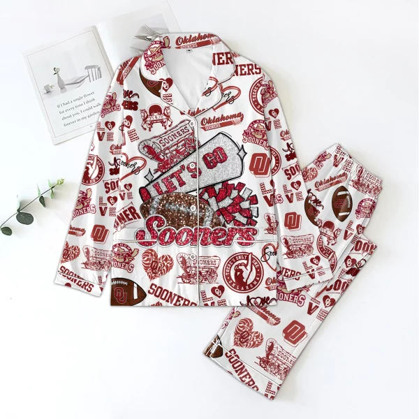 OK Sooners Pajamas Set: Let’s Go Oklahoma