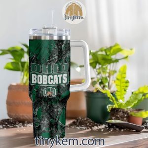 Ohio Bobcats Realtree Hunting 40oz Tumbler2B4 4Mtpt