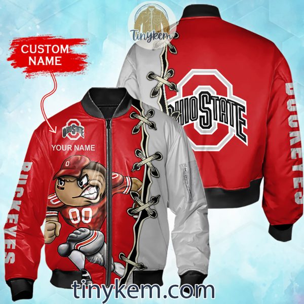 Ohio State Buckeyes Custom Name Bomber Jacket