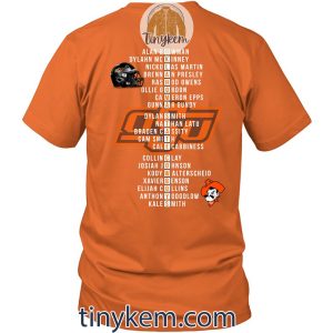 Oklahoma Cowboys Texas Bowl Champions 2023 Shirt Two Sides Printed 2B2 LV7SB