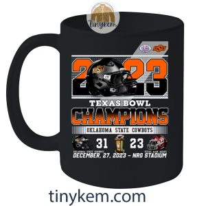 Oklahoma Cowboys Texas Bowl Champions 2023 Shirt Two Sides Printed 2B9 5TmPK