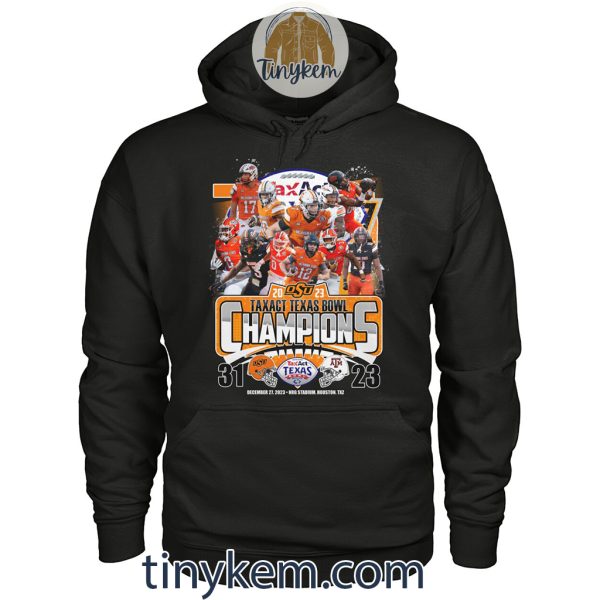 Oklahoma State Cowboys Champions Texas Bowl 2023 Shirt