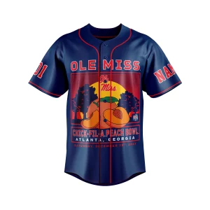 Ole Miss Customized Baseball Jersey: Hotty Toddy