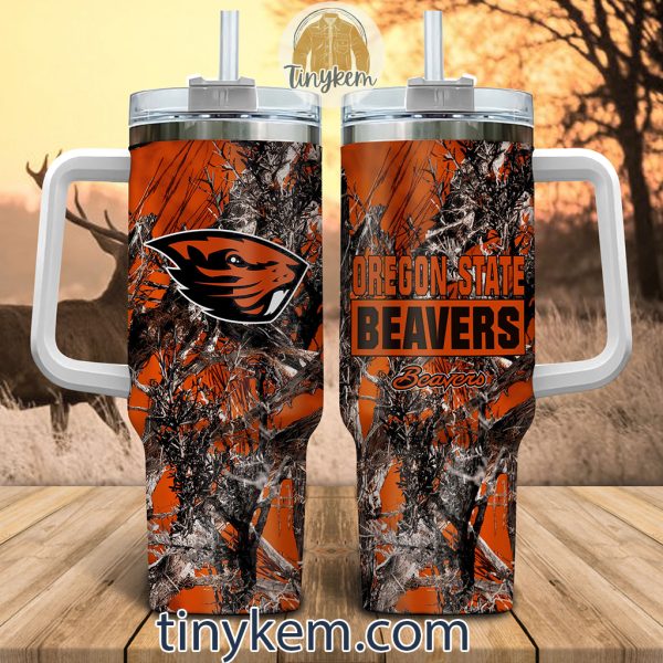 Oregon State Beavers Realtree Hunting 40oz Tumbler