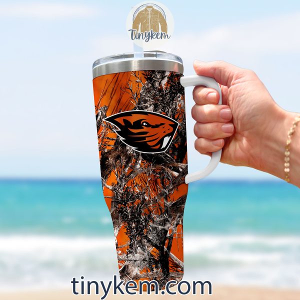 Oregon State Beavers Realtree Hunting 40oz Tumbler