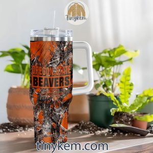 Oregon State Beavers Realtree Hunting 40oz Tumbler2B4 DNJ7u