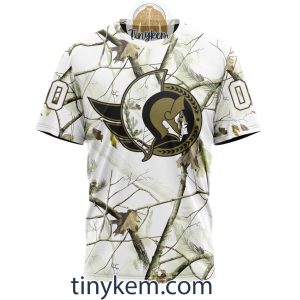 Ottawa Senators Customized Hoodie Tshirt With White Winter Hunting Camo Design2B6 xSfo6