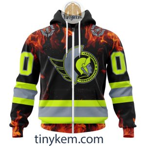 Ottawa Senators Firefighters Customized Hoodie Tshirt Sweatshirt2B2 ZTnXG