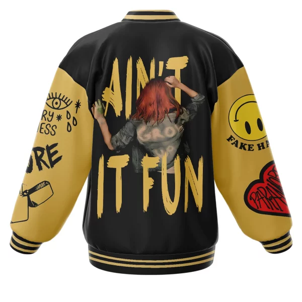 Paramore Baseball Jacket: Ain’t It Fun