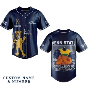 Penn State Lions Customized Baseball Jersey Chick Fil A Peach Bowl2B4 Ifrkt