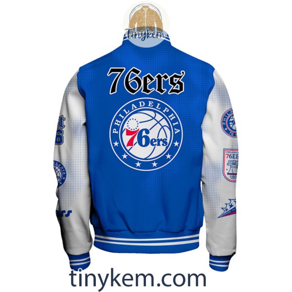 Philadelphia 76ers Baseball Jacket