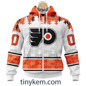 Philadelphia Flyers Autism Awareness Customized Hoodie Tshirt Sweatshirt2B2 269P7