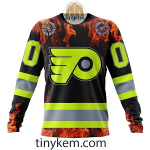 Philadelphia Flyers Firefighters Customized Hoodie Tshirt Sweatshirt2B4 MaRPA