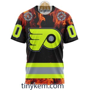 Philadelphia Flyers Firefighters Customized Hoodie Tshirt Sweatshirt2B6 EAqrQ