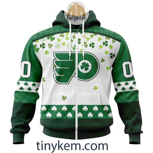 Philadelphia Flyers Hoodie, Tshirt With Personalized Design For St. Patrick Day