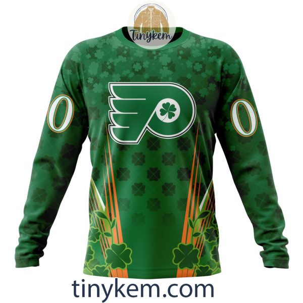 Philadelphia Flyers Shamrocks Customized Hoodie, Tshirt: Gift for St Patrick’s Day