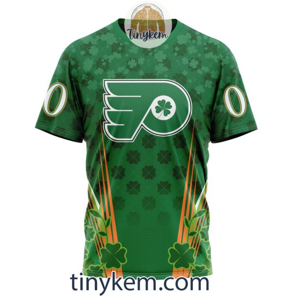 Philadelphia Flyers Shamrocks Customized Hoodie, Tshirt: Gift for St Patrick’s Day