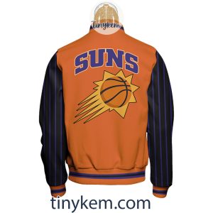 Phoenix Suns Baseball Jacket With Arm Stripes2B3 EZEvo