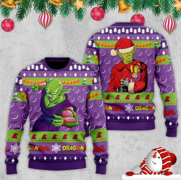 Piccolo Dragon Ball Ugly Christmas Sweater