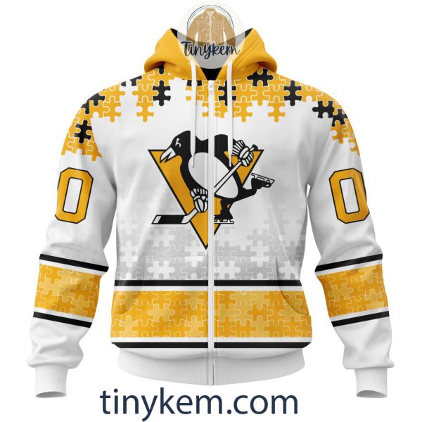 Pittsburgh Penguins Autism Awareness Customized Hoodie, Tshirt, Sweatshirt