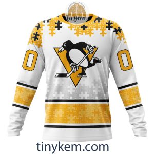 Pittsburgh Penguins Autism Awareness Customized Hoodie Tshirt Sweatshirt2B4 1uukC