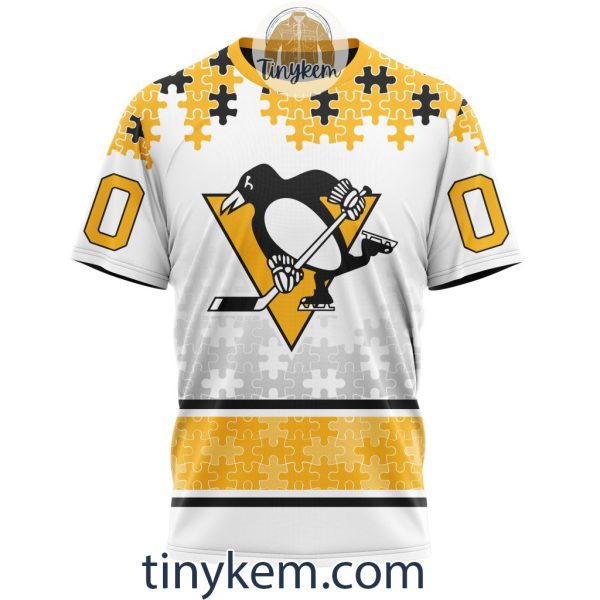 Pittsburgh Penguins Autism Awareness Customized Hoodie, Tshirt, Sweatshirt