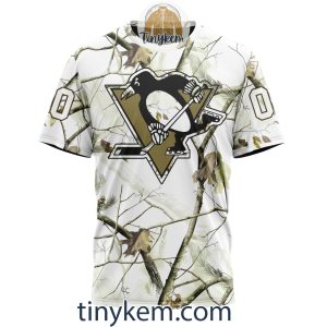 Pittsburgh Penguins Customized Hoodie Tshirt With White Winter Hunting Camo Design2B6 e7lbQ
