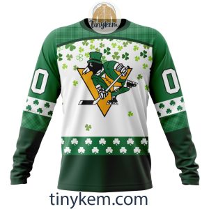 Pittsburgh Penguins Hoodie Tshirt With Personalized Design For St Patrick Day2B4 bjX58