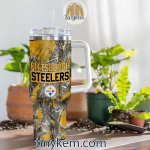 Pittsburgh Steelers Realtree Hunting 40oz Tumbler2B4 4fXgS