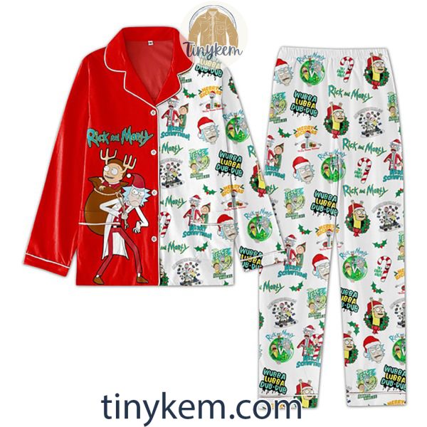 Rick And Morty Christmas Pajamas Set