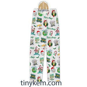 Rick And Morty Christmas Pajamas Set2B4 m6i7U