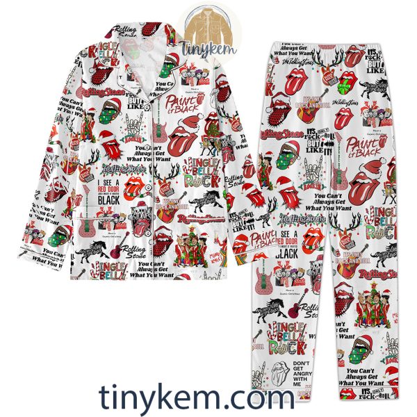 Rolling Stones Christmas Pajamas Set