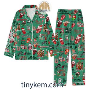 Rolling Stones Christmas Pajamas Set2B5 PemTe