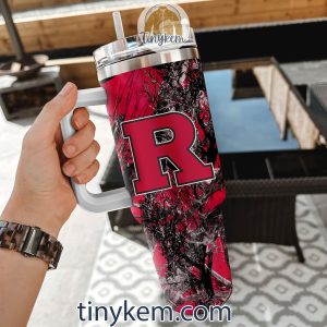 Rutgers Scarlet Knights Realtree Hunting 40oz Tumbler2B2 zRVfN