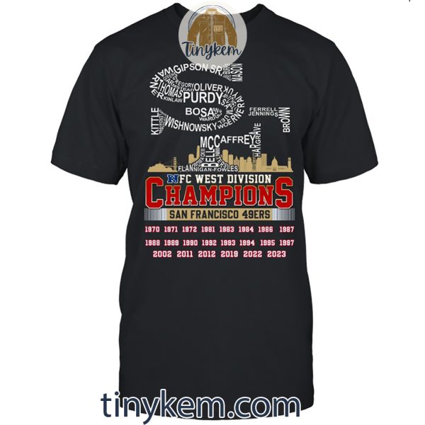 San Francisco 49ers NFC Champions 2023 Tshirt