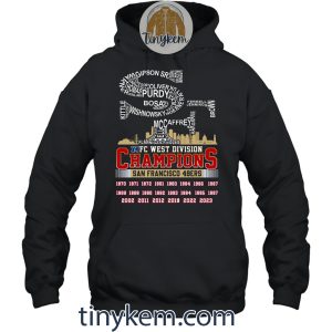 San Francisco 49ers NFC Champions 2023 Tshirt2B2 FKeDi