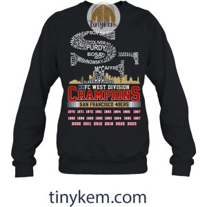 San Francisco 49ers NFC Champions 2023 Tshirt2B3 GJMIX