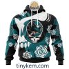 Seattle Kraken Customized Hoodie, Tshirt With Gratefull Dead Skull Design