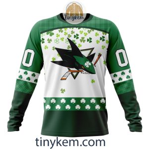 San Jose Sharks Hoodie Tshirt With Personalized Design For St Patrick Day2B4 hRCSt